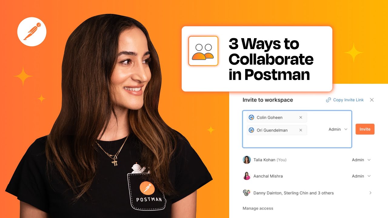 Thumbnail for video on how to share a Postman workspace and collaborate in real time